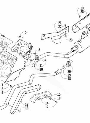 ENGINE AND EXHAUST