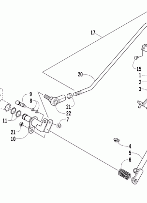 REVERSE SHIFT LEVER ASSEMBLY