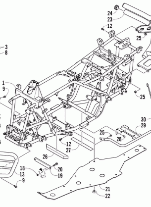 FRAME AND RELATED PARTS