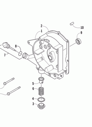 RIGHT CRANKCASE COVER ASSEMBLY