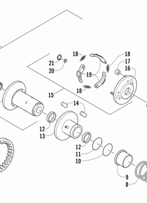 DRIVEN CLUTCH ASSEMBLY