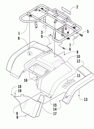 REAR BODY PANEL ASSEMBLY