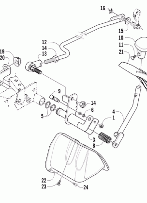 REVERSE SHIFT LEVER ASSEMBLY