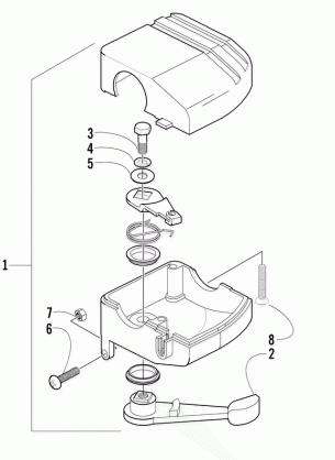 THROTTLE CASE ASSEMBLY