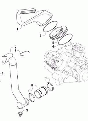 CASE / BELT COOLING ASSEMBLY