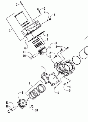 CYLINDER / PISTON ASSEMBLY