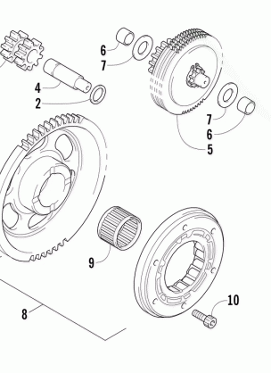 STARTER CLUTCH ASSEMBLY