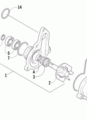 WATER PUMP ASSEMBLY