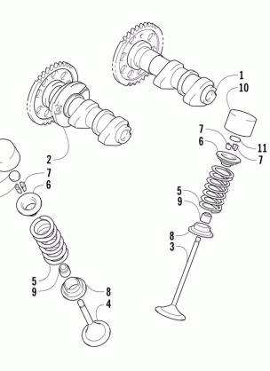 CAMSHAFT / VALVE ASSEMBLY