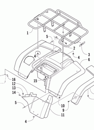 REAR BODY PANEL ASSEMBLY