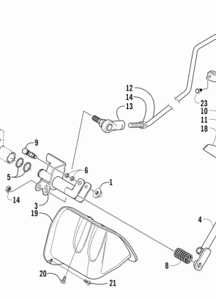 REVERSE SHIFT LEVER ASSEMBLY