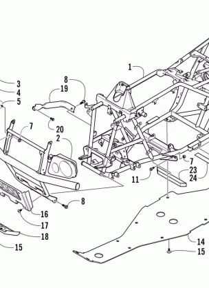 FRAME AND RELATED PARTS