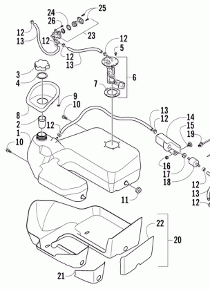 GAS TANK ASSEMBLY