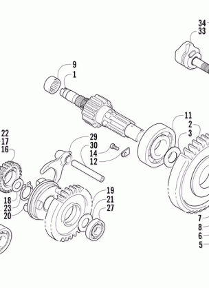 SECONDARY TRANSMISSION ASSEMBLY