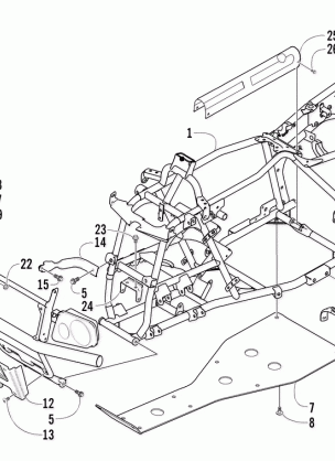 FRAME AND RELATED PARTS