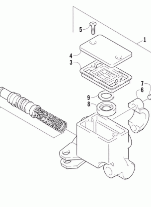 FRONT MASTER CYLINDER ASSEMBLY