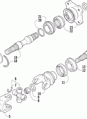 SECONDARY DRIVE ASSEMBLY