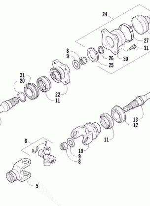 SECONDARY DRIVE ASSEMBLY