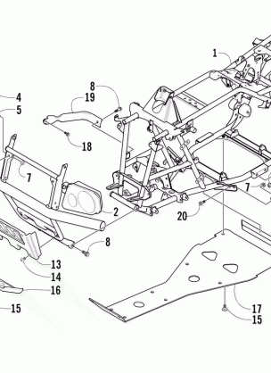 FRAME AND RELATED PARTS