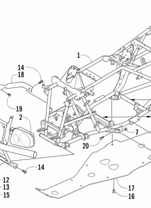 FRAME AND RELATED PARTS