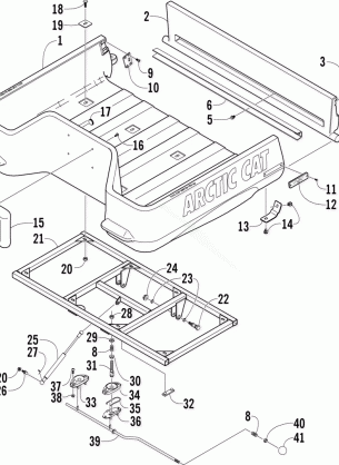 CARGO BOX AND TILT FRAME ASSEMBLY