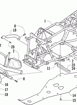 FRAME AND RELATED PARTS