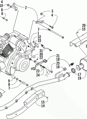 ENGINE AND EXHAUST