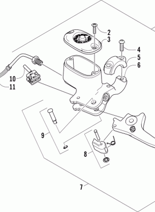 HYDRAULIC HAND BRAKE ASSEMBLY