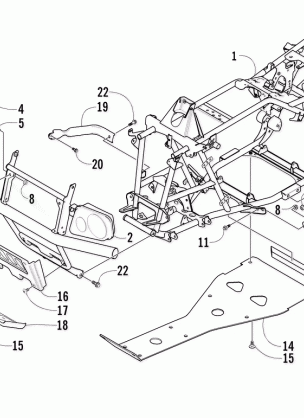 FRAME AND RELATED PARTS