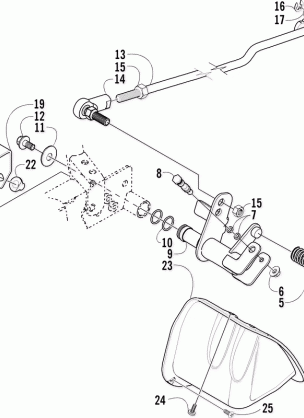 REVERSE SHIFT LEVER ASSEMBLY