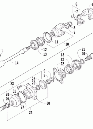 SECONDARY DRIVE ASSEMBLY