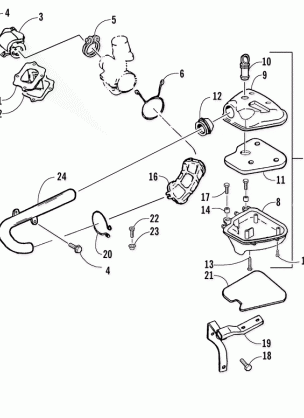 REED VALVE AND AIR CLEANER ASSEMBLY