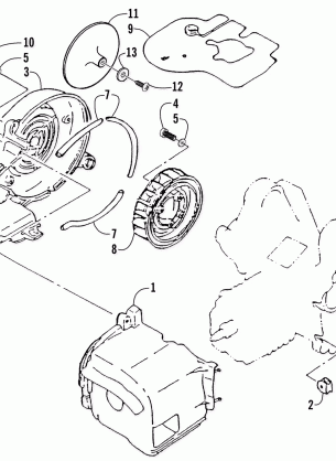 FAN AND AIR SHROUD ASSEMBLY