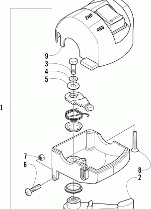 THROTTLE CASE ASSEMBLY