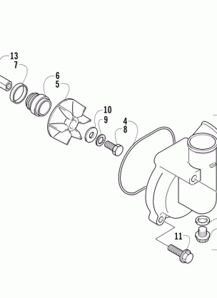 WATER PUMP ASSEMBLY