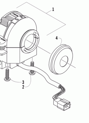 CONTROL SWITCH HOUSING ASSEMBLY