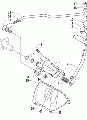 REVERSE SHIFT LEVER ASSEMBLY