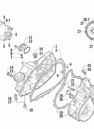 CRANKCASE COVER ASSEMBLY