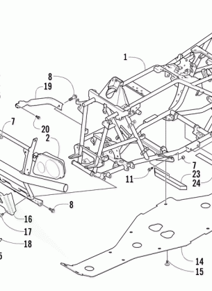 FRAME AND RELATED PARTS