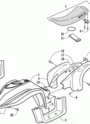 BODY AND SEAT ASSEMBLY