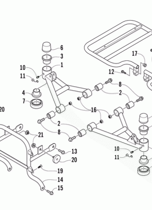 A-ARM FLOOR PANEL AND BUMPER ASSEMBLY