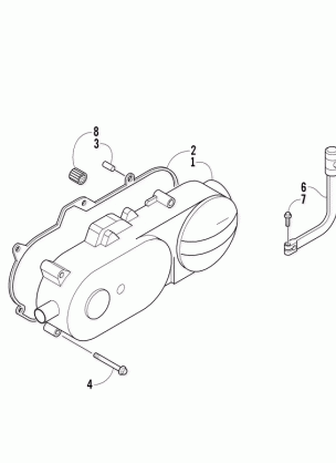 LEFT CRANKCASE COVER ASSEMBLY