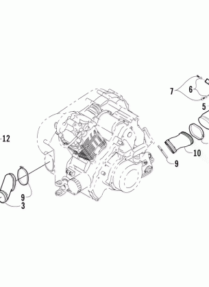 CASE / BELT COOLING ASSEMBLY