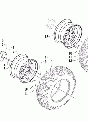 WHEEL AND TIRE ASSEMBLY