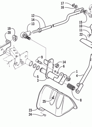 REVERSE SHIFT LEVER ASSEMBLY