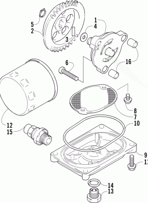 OIL FILTER / PUMP ASSEMBLY