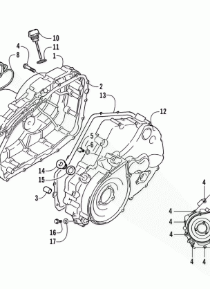 CRANKCASE COVER ASSEMBLY