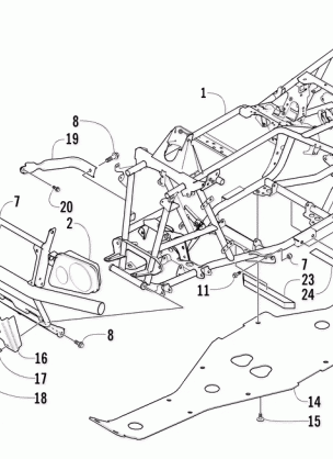 FRAME AND RELATED PARTS