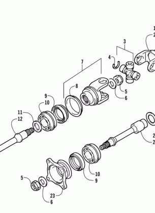 SECONDARY DRIVE ASSEMBLY