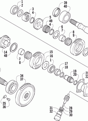 SECONDARY TRANSMISSION ASSEMBLY